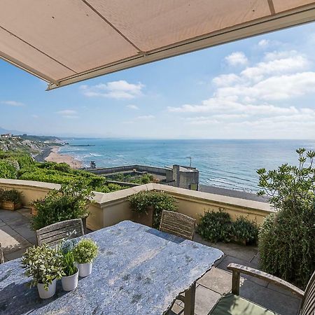Апартаменти Ametsa, Luxury Flat, Terrace And Wonderful Seaview, In Біарріц Екстер'єр фото