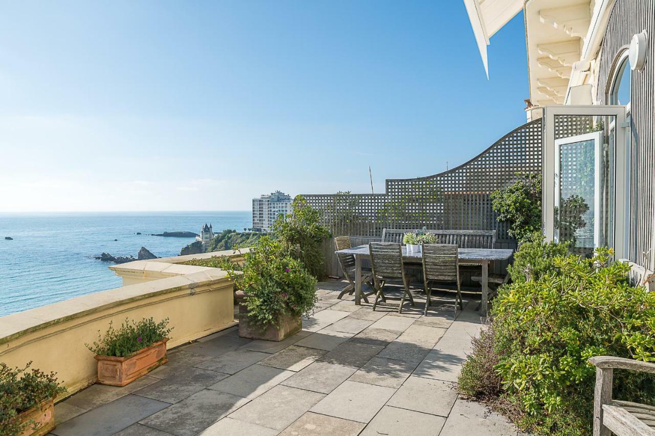 Апартаменти Ametsa, Luxury Flat, Terrace And Wonderful Seaview, In Біарріц Екстер'єр фото