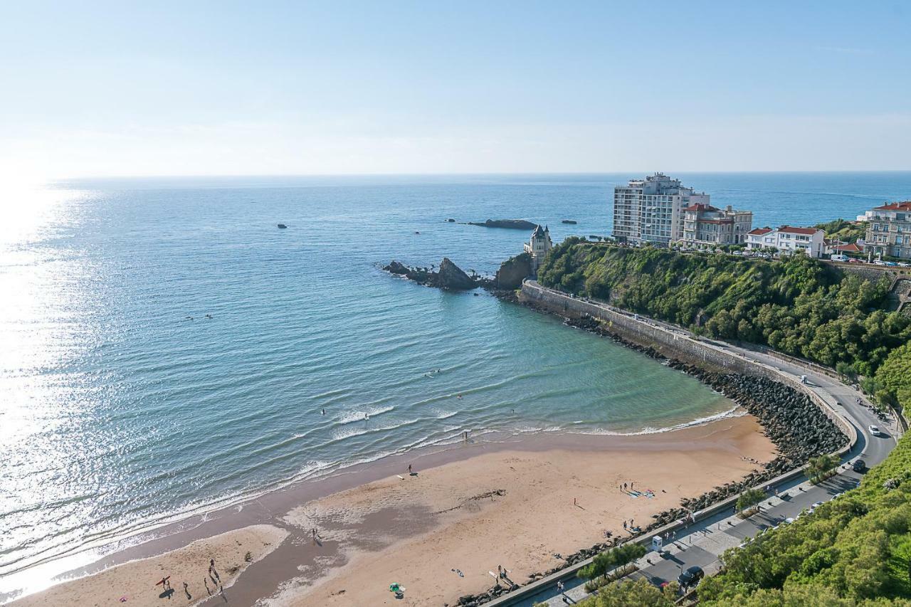 Апартаменти Ametsa, Luxury Flat, Terrace And Wonderful Seaview, In Біарріц Екстер'єр фото